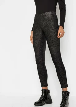 Leggings brillantes de terciopelo Mujer Tallas Pequeñas