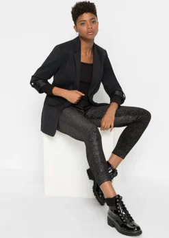 Leggings brillantes de terciopelo Mujer Tallas Pequeñas