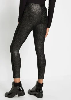 Outlet Leggings brillantes de terciopelo Mujer Pantalones
