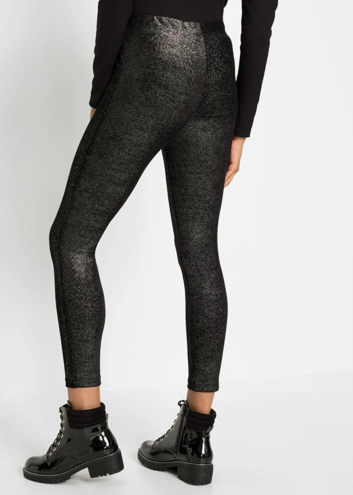 Outlet Leggings brillantes de terciopelo Mujer Pantalones