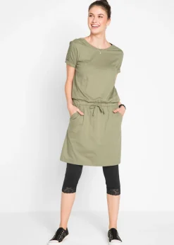 Clearance Leggings capri con detalles de encaje Mujer Pantalones