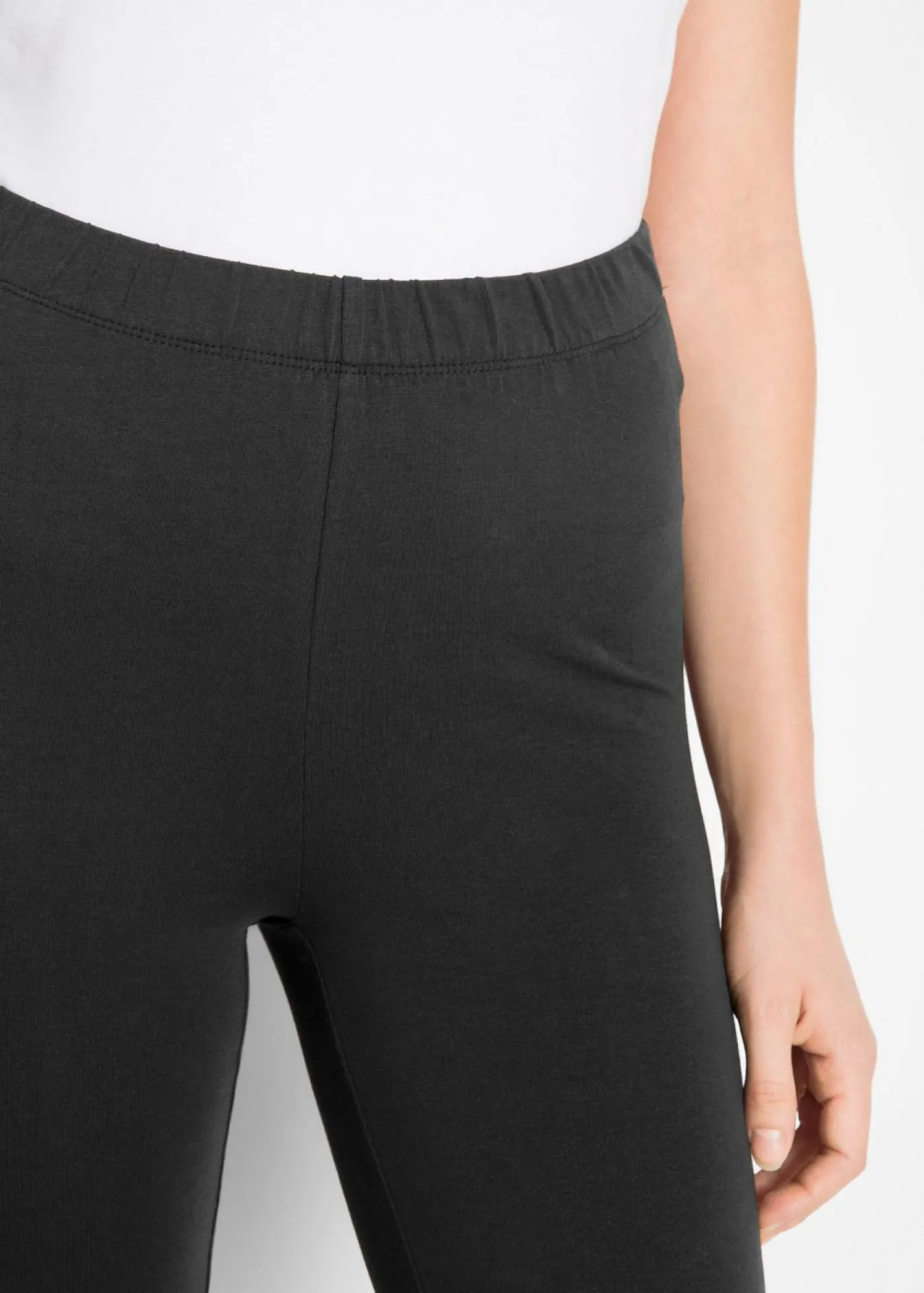 Clearance Leggings capri con detalles de encaje Mujer Pantalones