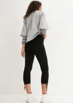 Sale Leggings capri con fruncido (2 unidades) Mujer Pantalones