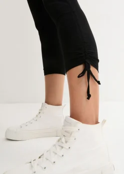 Sale Leggings capri con fruncido (2 unidades) Mujer Pantalones