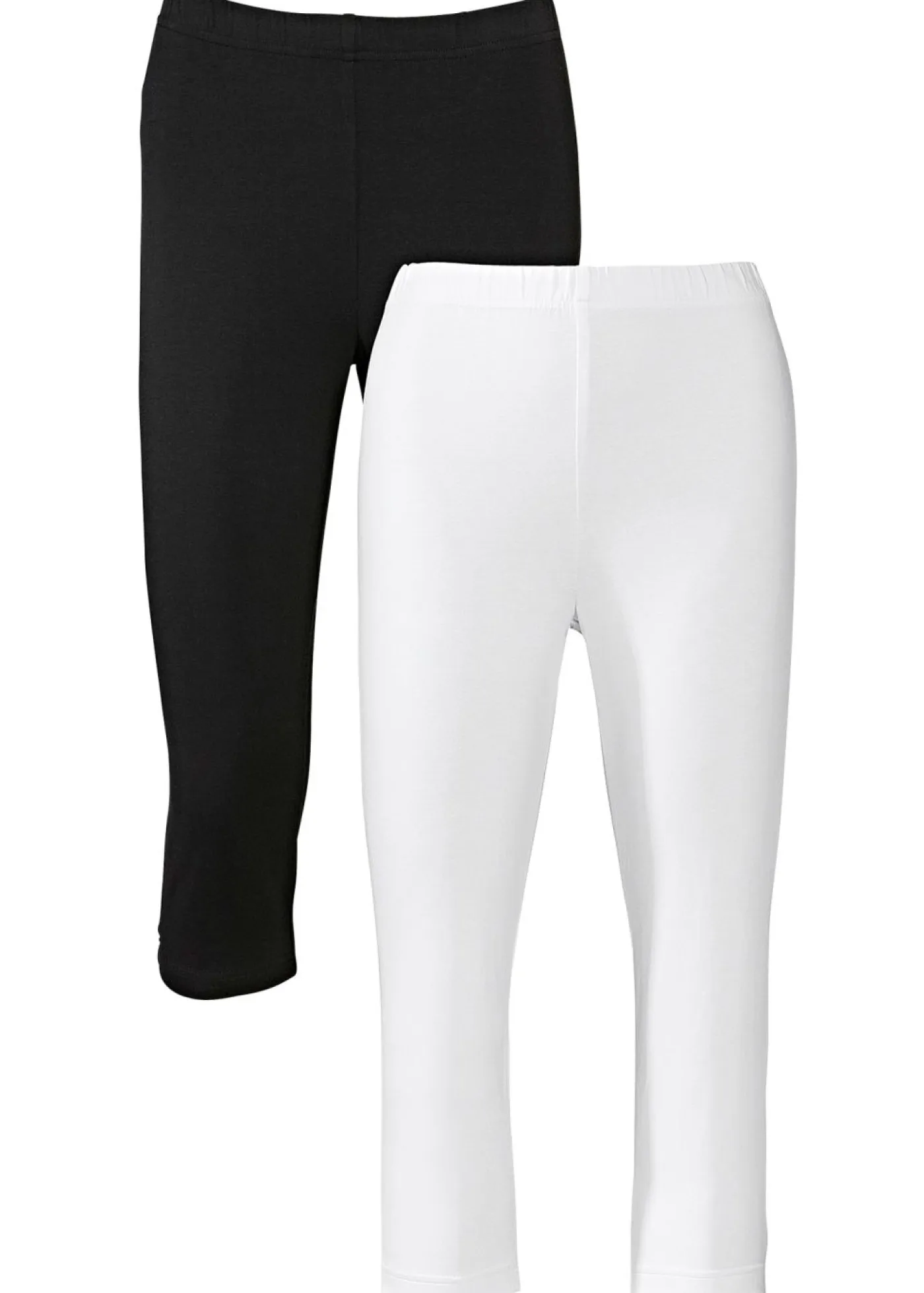 Clearance Leggings capri de corte ajustado (2 unidades) Mujer Básicos|Pantalones