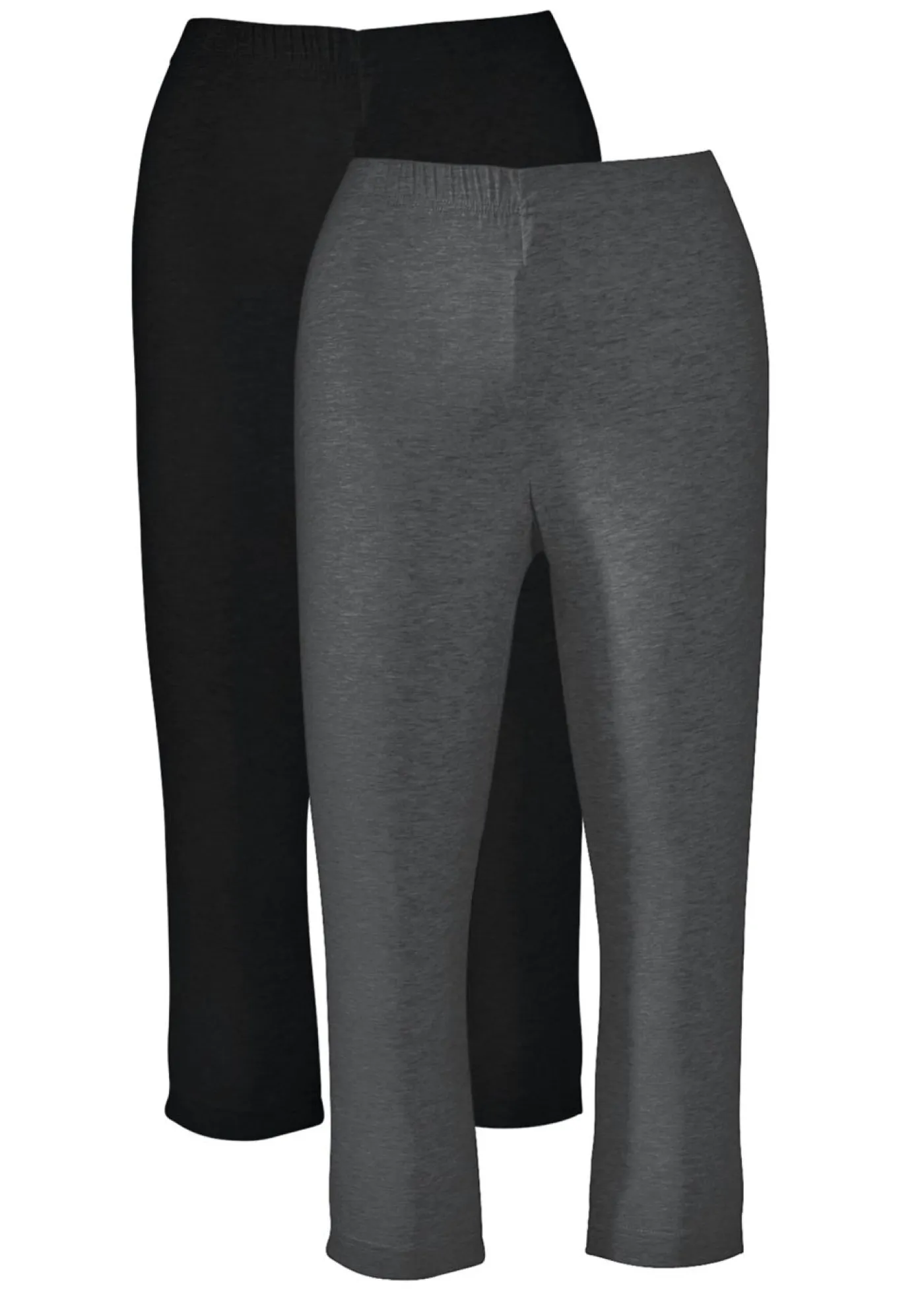 New Leggings capri de corte ajustado (2 unidades) Mujer Básicos|Pantalones