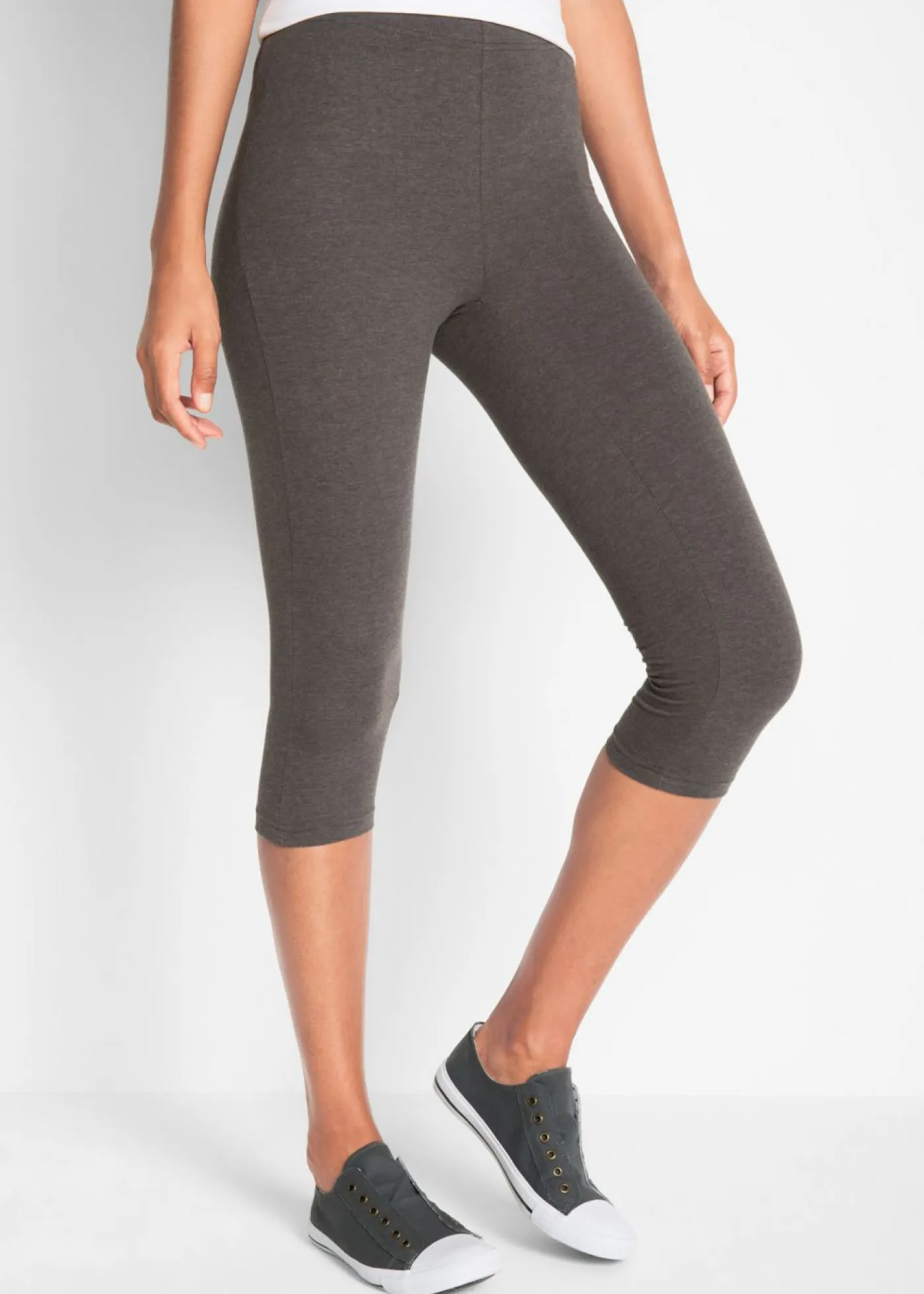 New Leggings capri de corte ajustado (2 unidades) Mujer Básicos|Pantalones