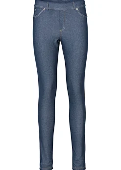 Leggings con aspecto de vaquero Mujer Pantalones