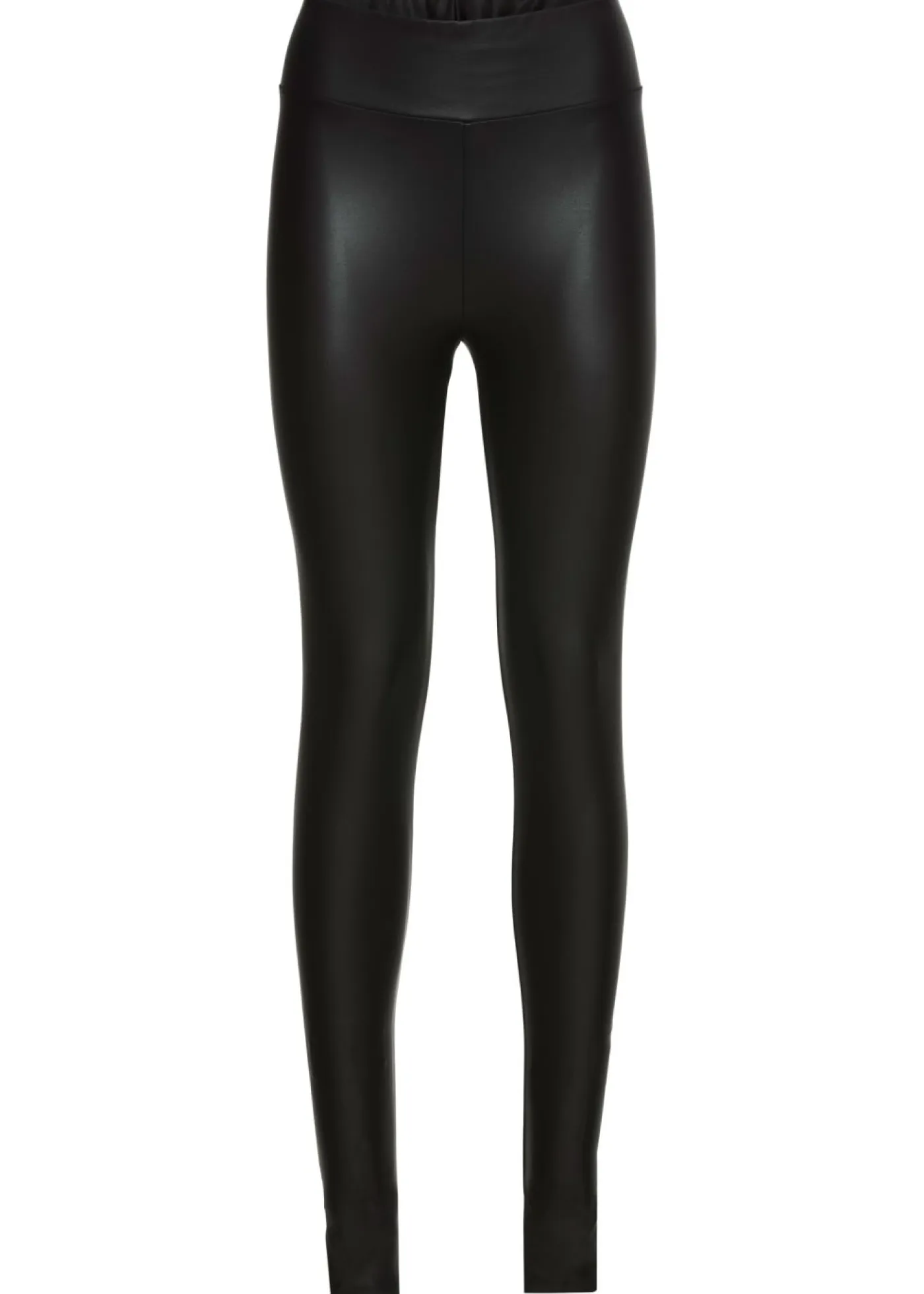 Hot Leggings de piel sintética con revestimiento Mujer Tallas Pequeñas