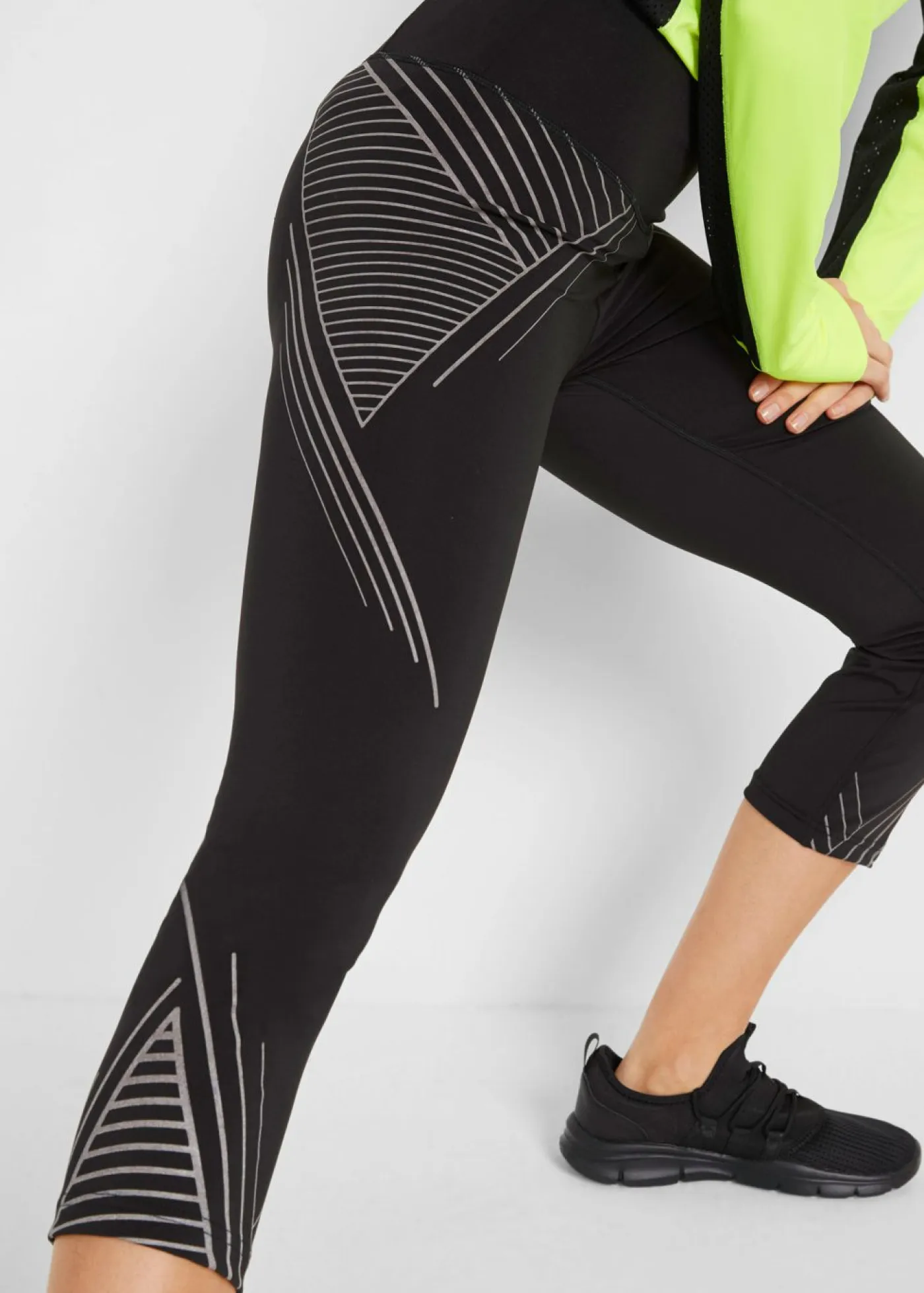 Clearance Leggings deportivos con bolsillos, largo 3/4 Mujer Ropa Deportiva|Pantalones