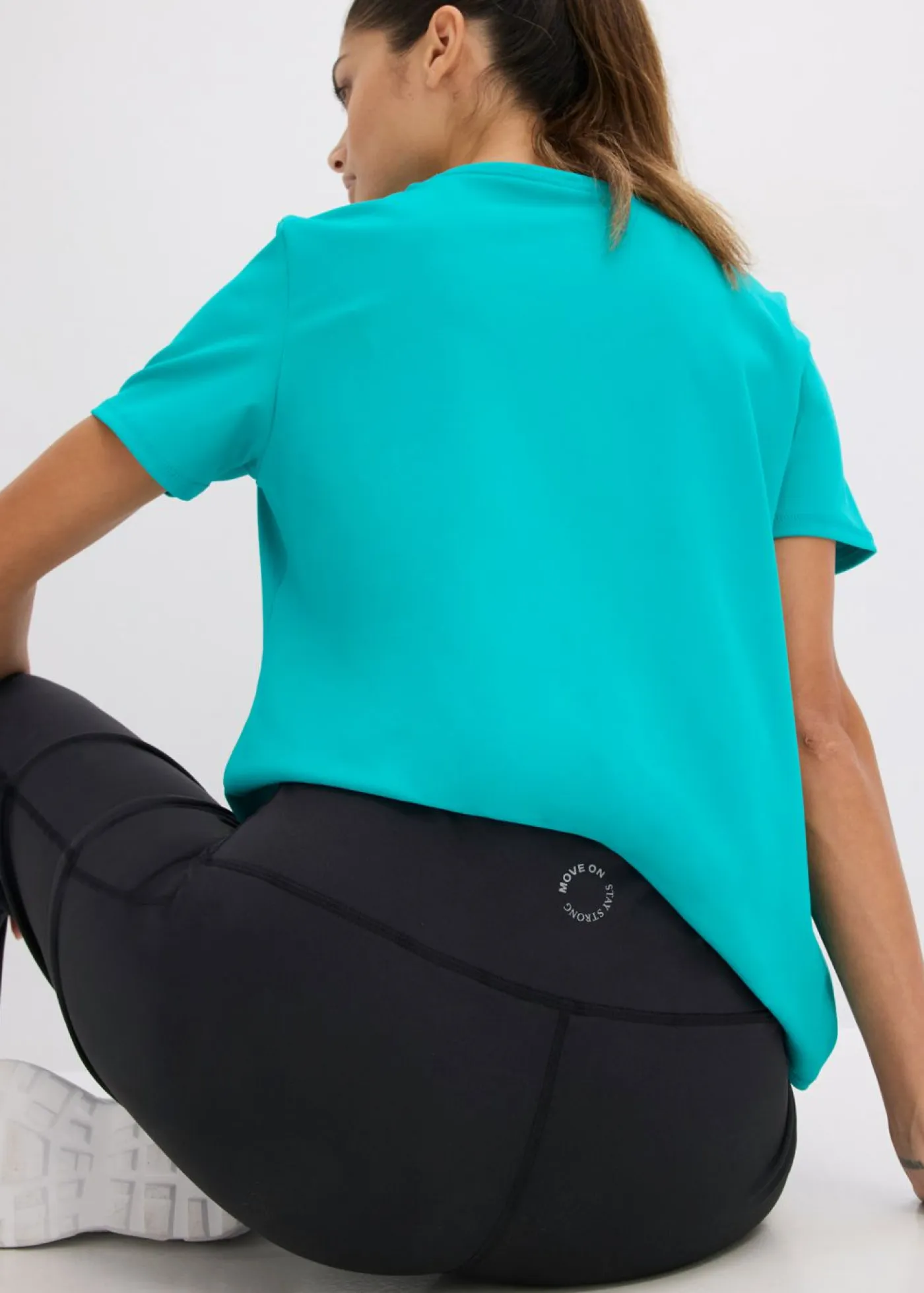 Online Leggings deportivos de algodón resistente con perneras rectas Mujer Ropa Deportiva|Pantalones