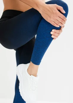 Best Leggings deportivos de material de secado rápido sin costuras con degradado cromático Mujer Ropa Deportiva|Pantalones