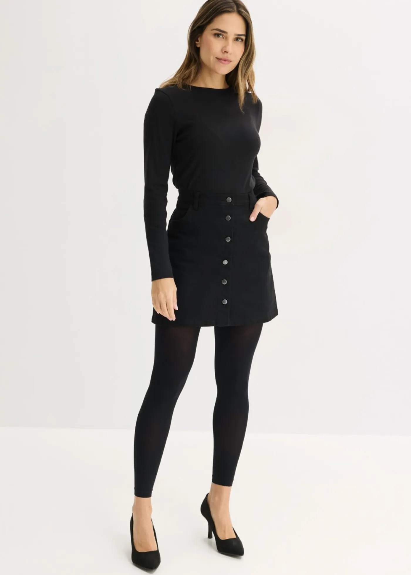 Online Leggings finos de 50 den con cinturilla cómoda (2 unidades) Mujer Medias, Panties Y Calcetines