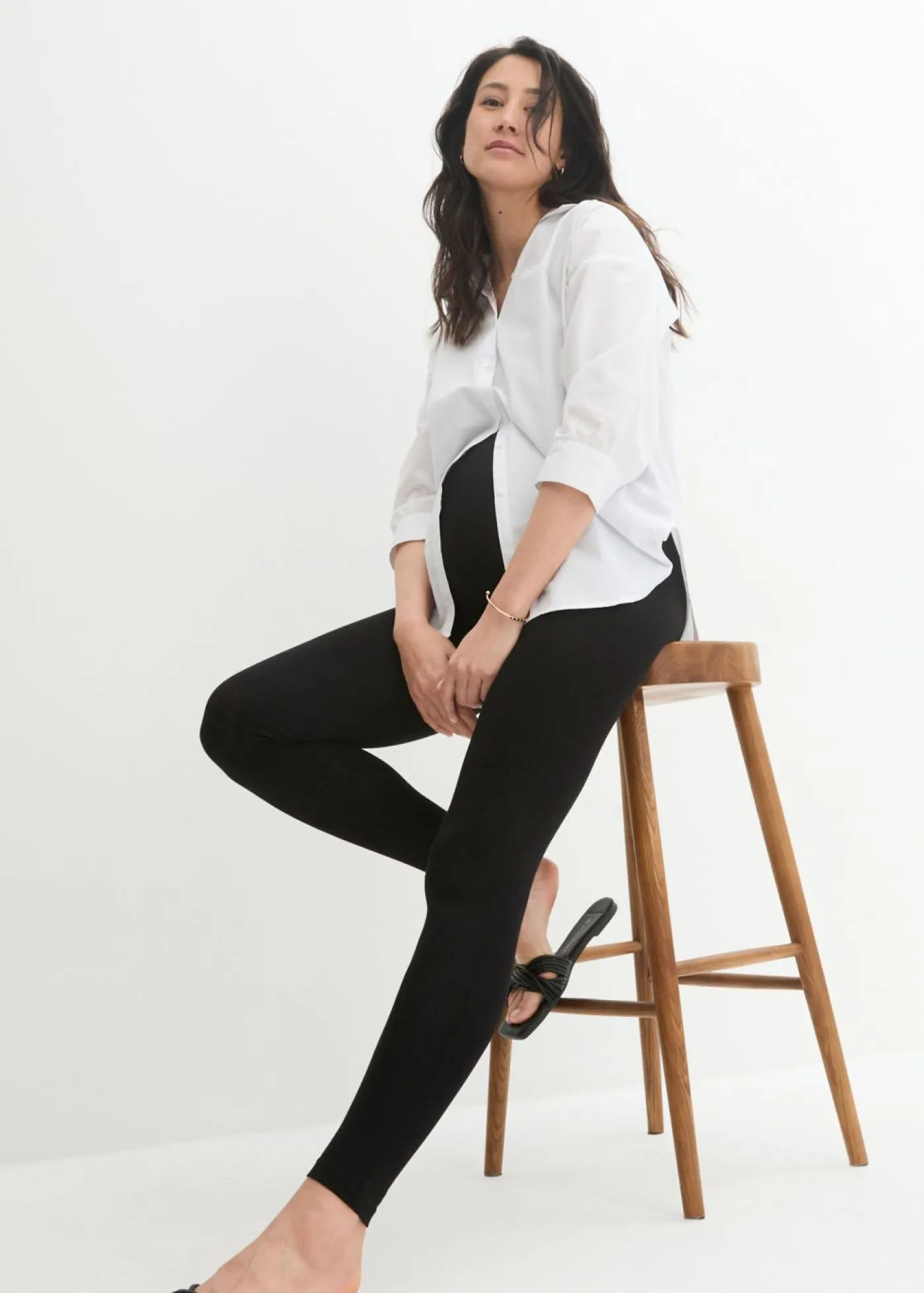 Best Leggings premamá de algodón orgánico (2 unidades) Mujer Premamá