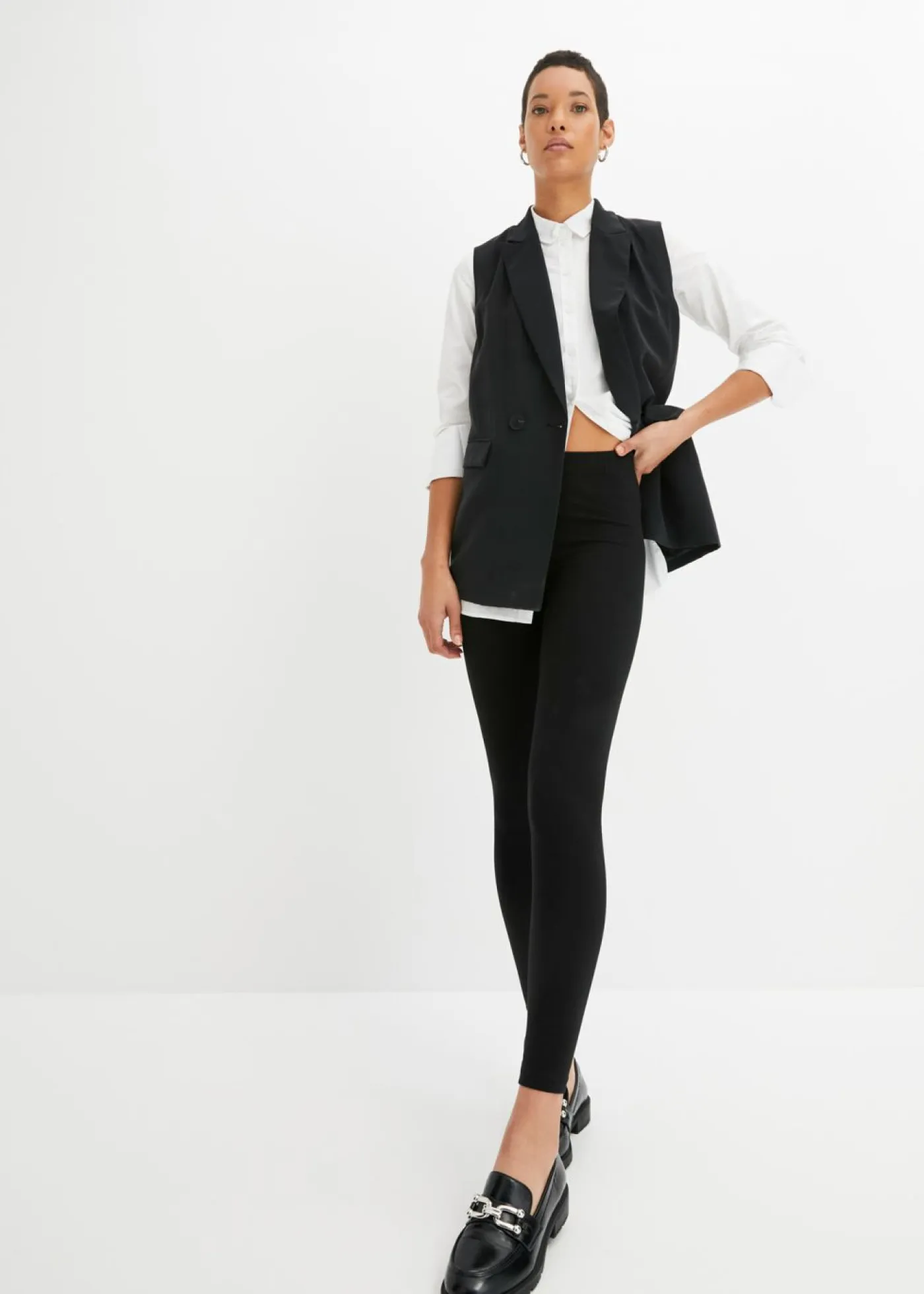 Online Leggings tobilleros (2 unidades) Mujer Básicos|Pantalones