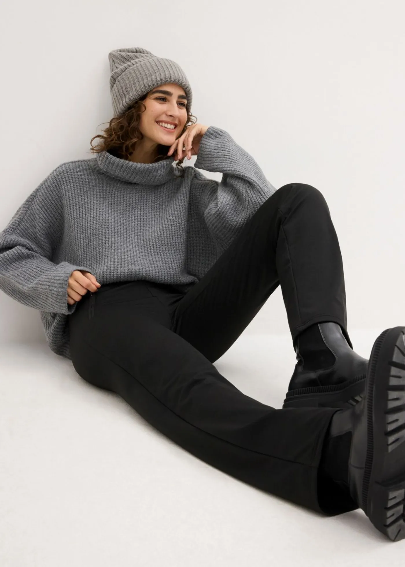 Clearance Leggings térmico con bolsillos con cremallera Mujer Pantalones