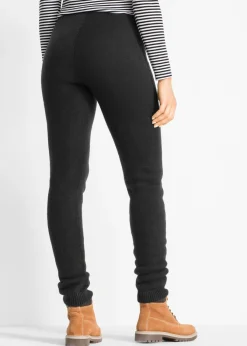 New Leggings térmico con terminaciones en canalé Mujer Ropa Térmica|Pantalones