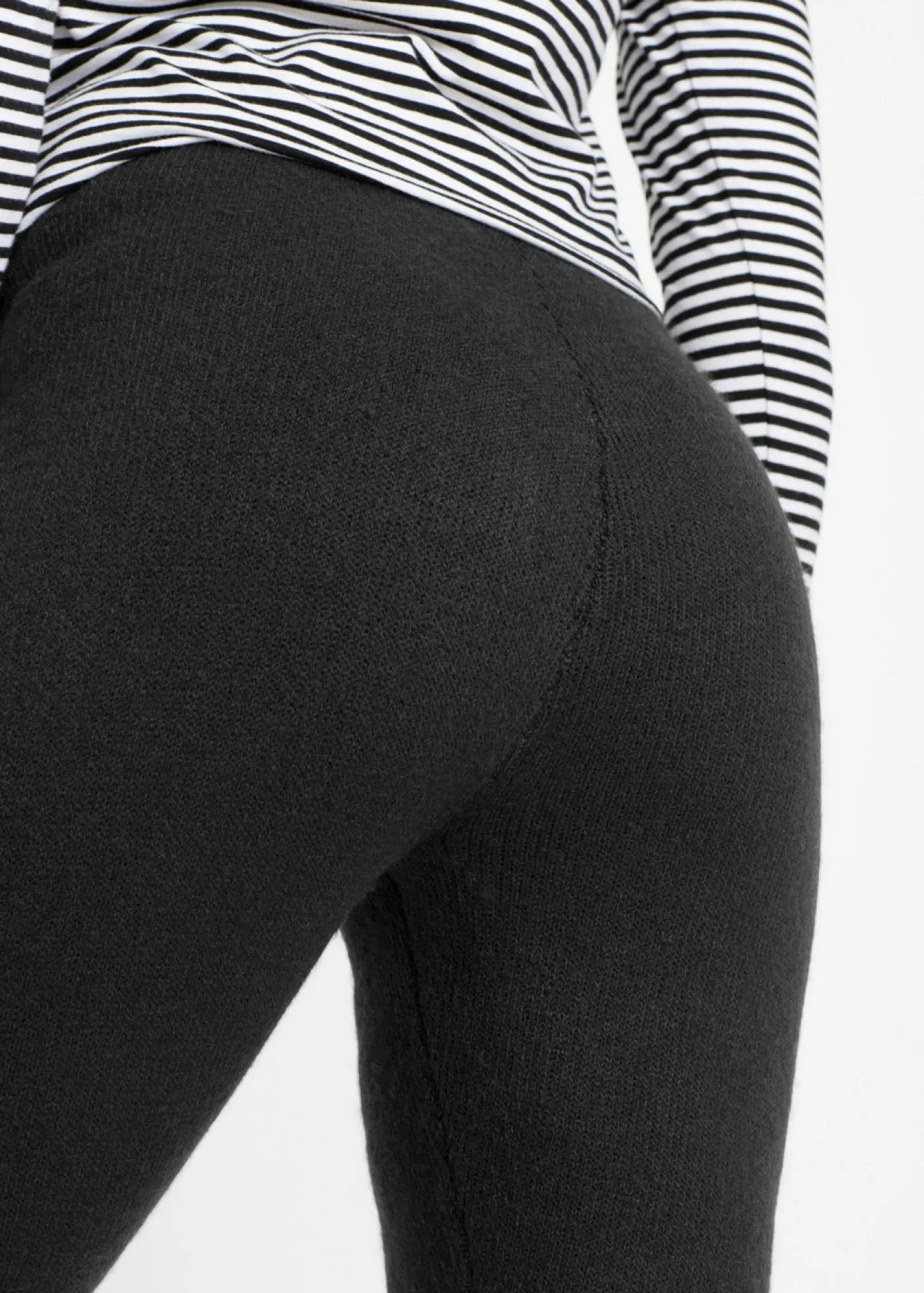 New Leggings térmico con terminaciones en canalé Mujer Ropa Térmica|Pantalones
