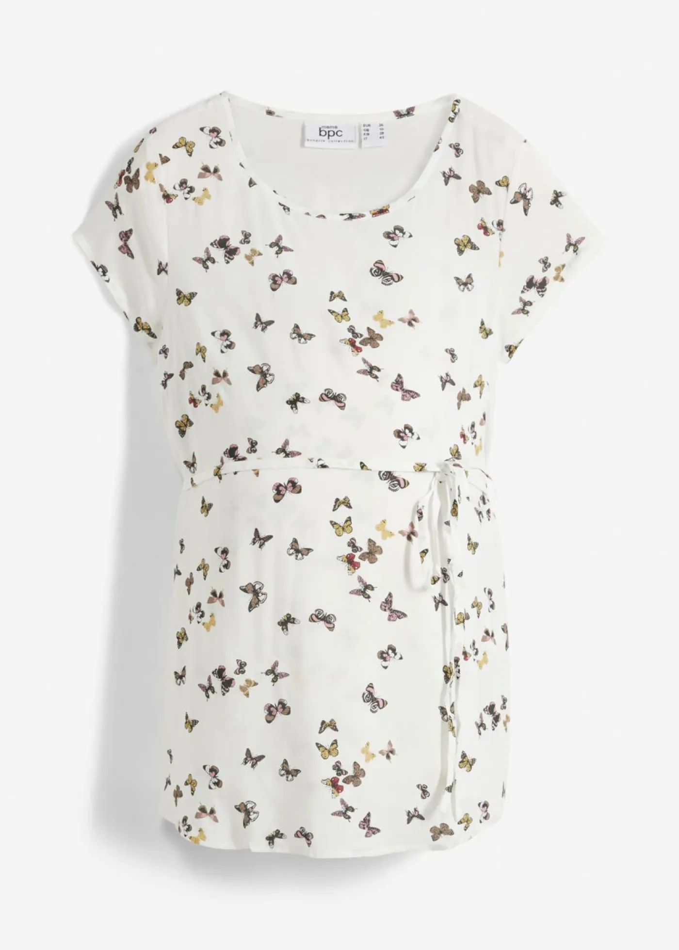 Ligera blusa premamá de viscosa Mujer Premamá