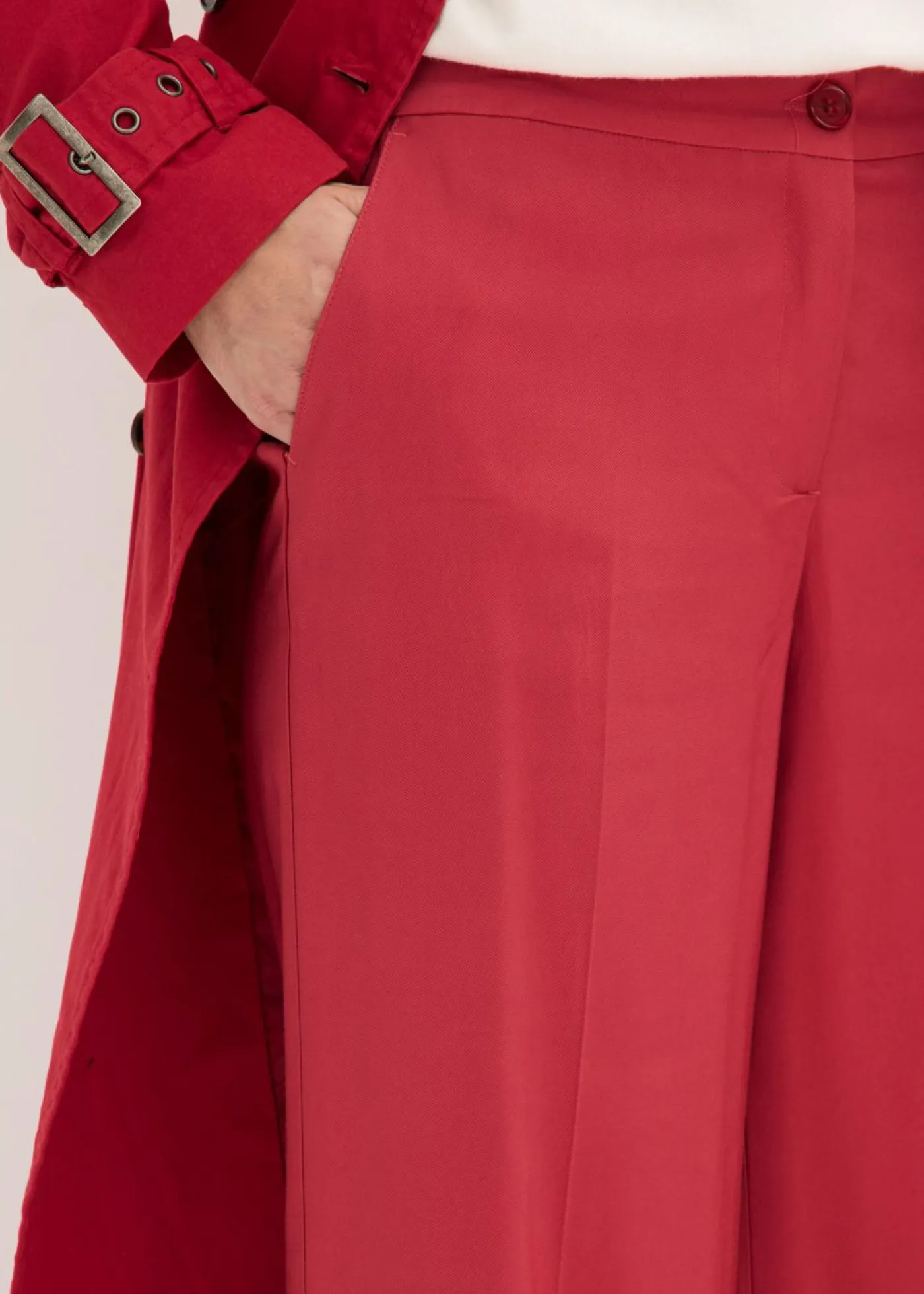 New Ligero pantalón Marlene con viscosa Mujer Pantalones|Novedades