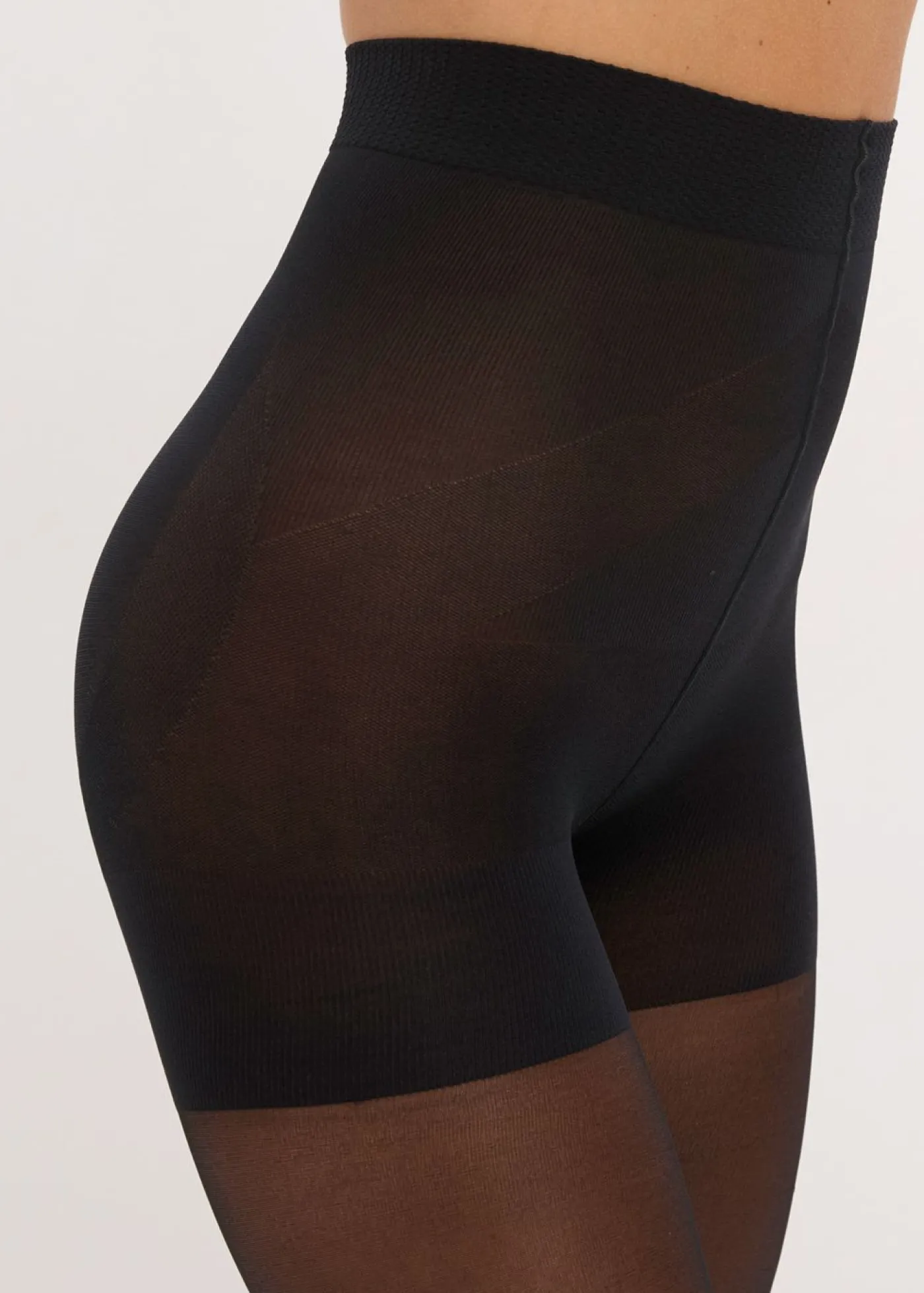 Outlet Medias opacas con efecto push up + Belly Control + cintura cómoda + compresión, 50 DEN Mujer Medias, Panties Y Calcetines