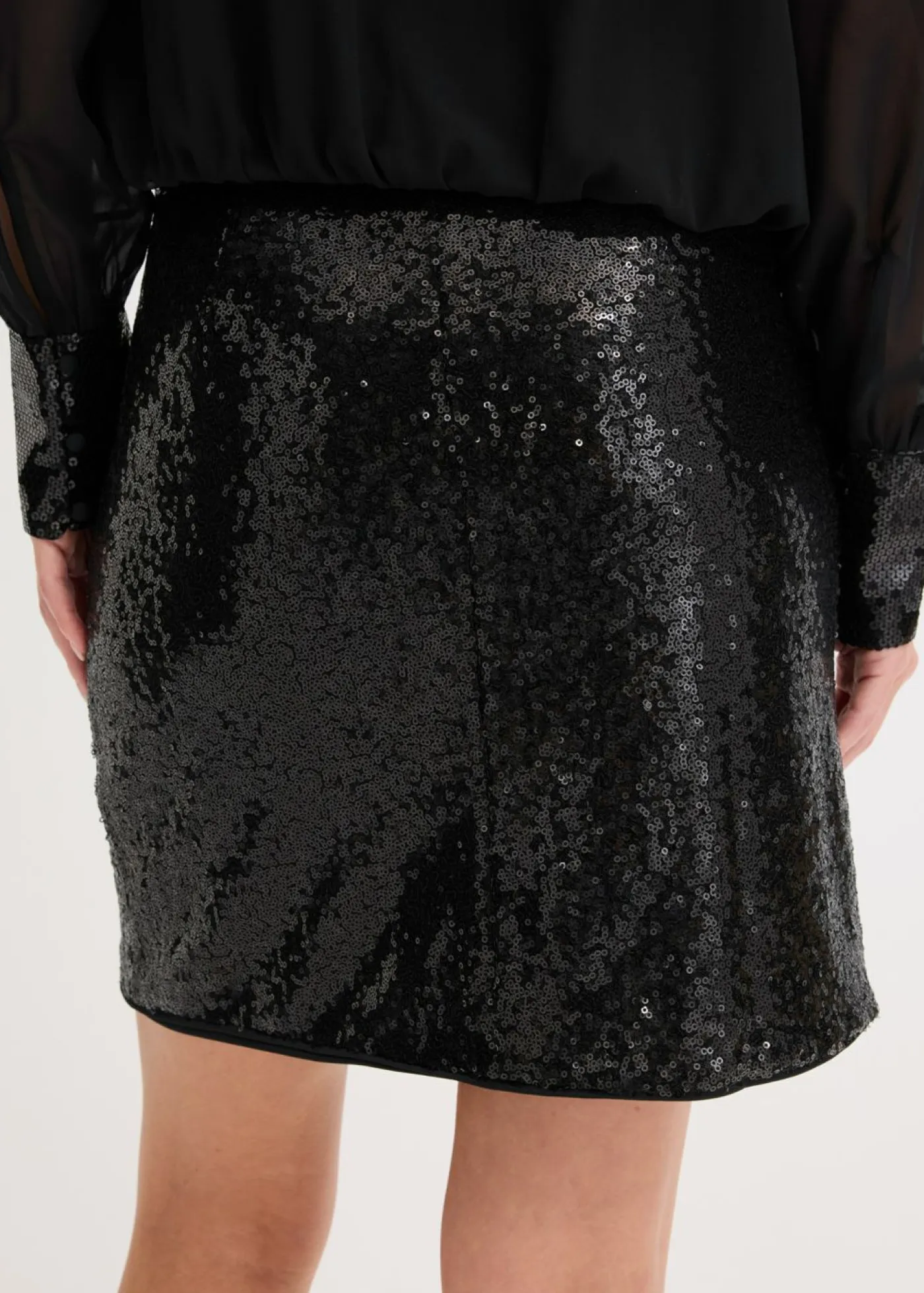 Sale Minifalda con lentejuelas Mujer Faldas