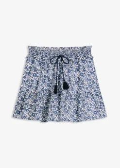 Hot Minifalda de algodón ligero con diseño bohemio Mujer Faldas