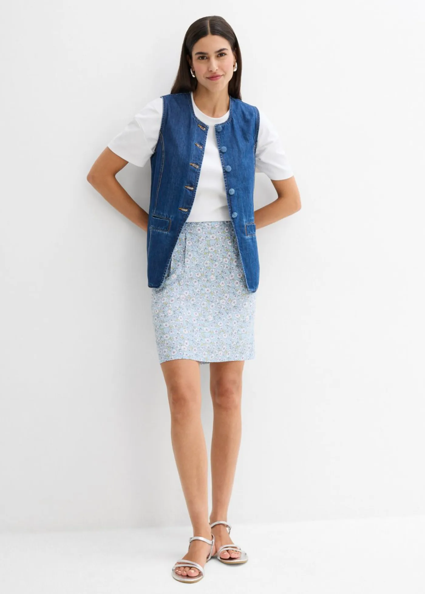 Discount Minifalda de viscosa fluida Mujer Faldas
