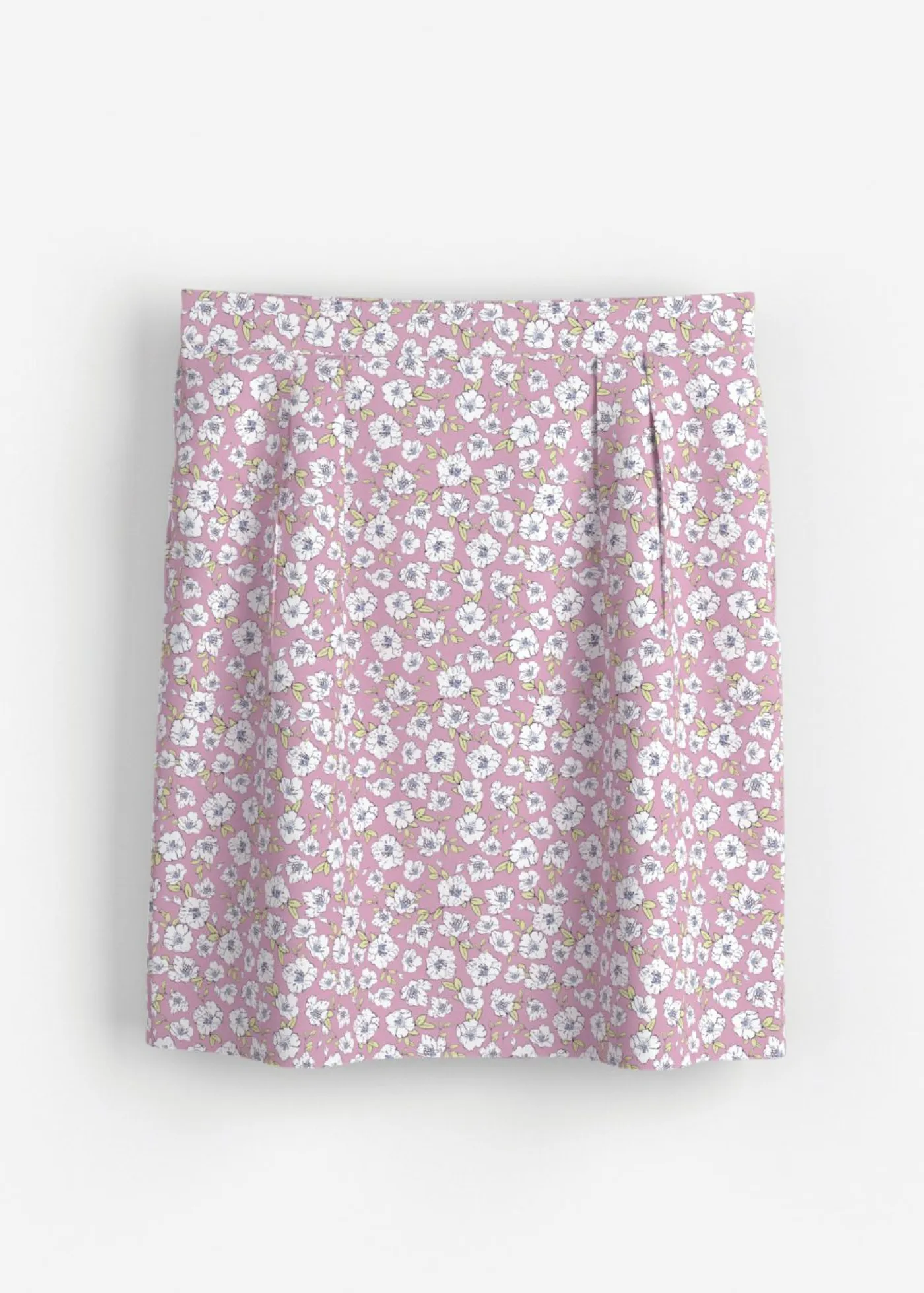 Clearance Minifalda de viscosa fluida Mujer Faldas