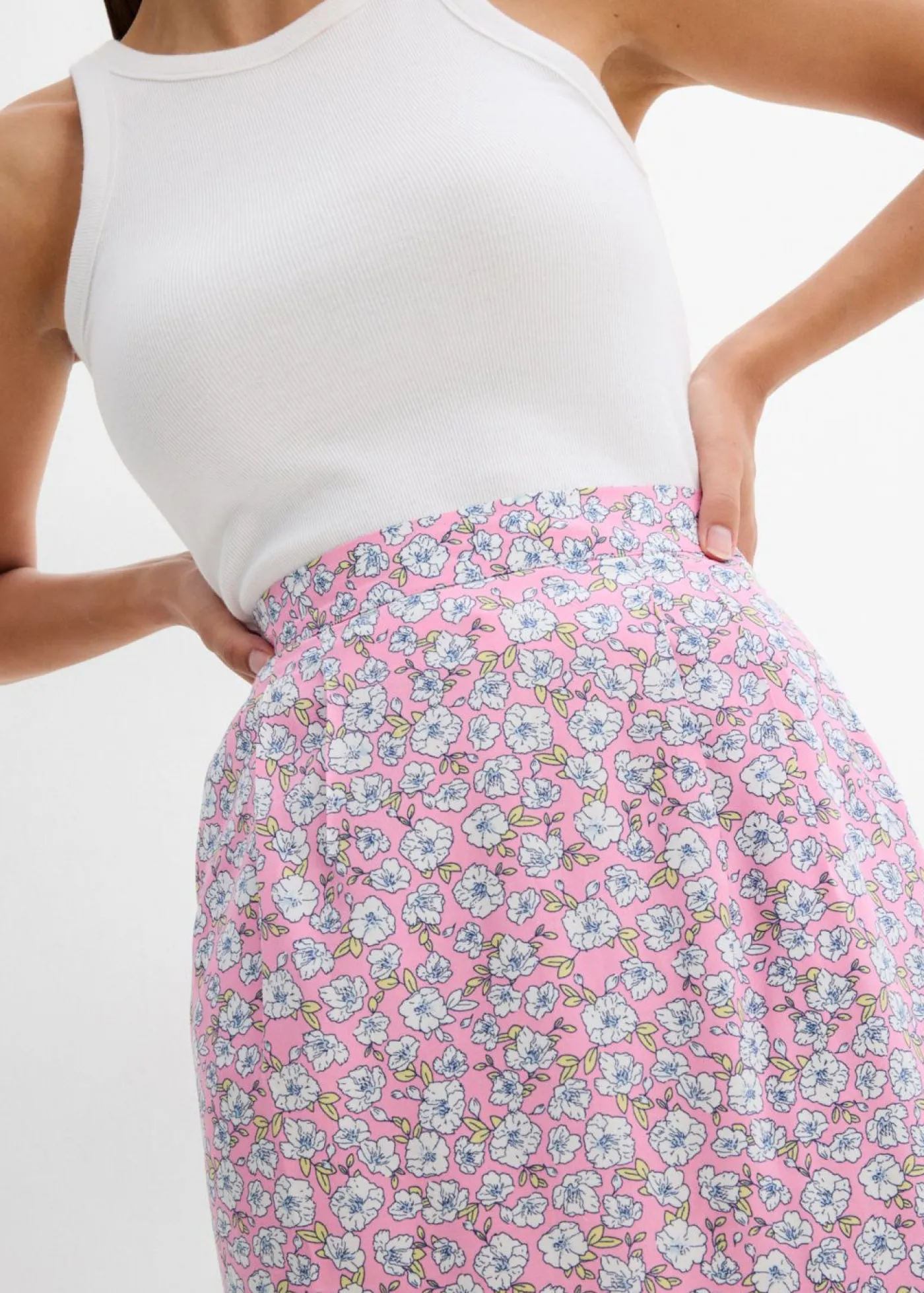 Clearance Minifalda de viscosa fluida Mujer Faldas