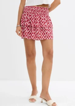Hot Minifalda de viscosa fluida Mujer Faldas
