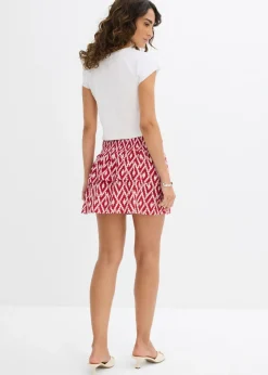 Hot Minifalda de viscosa fluida Mujer Faldas