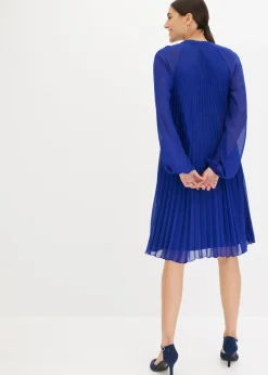 Sale Minivestido de gasa fina con plisado Mujer Vestidos|Novedades