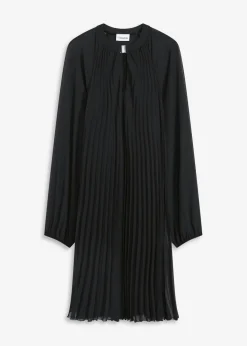 Outlet Minivestido de gasa fina con plisado Mujer Vestidos|Novedades