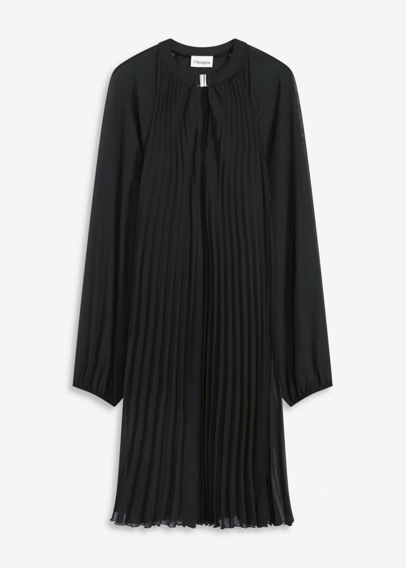 Outlet Minivestido de gasa fina con plisado Mujer Vestidos|Novedades