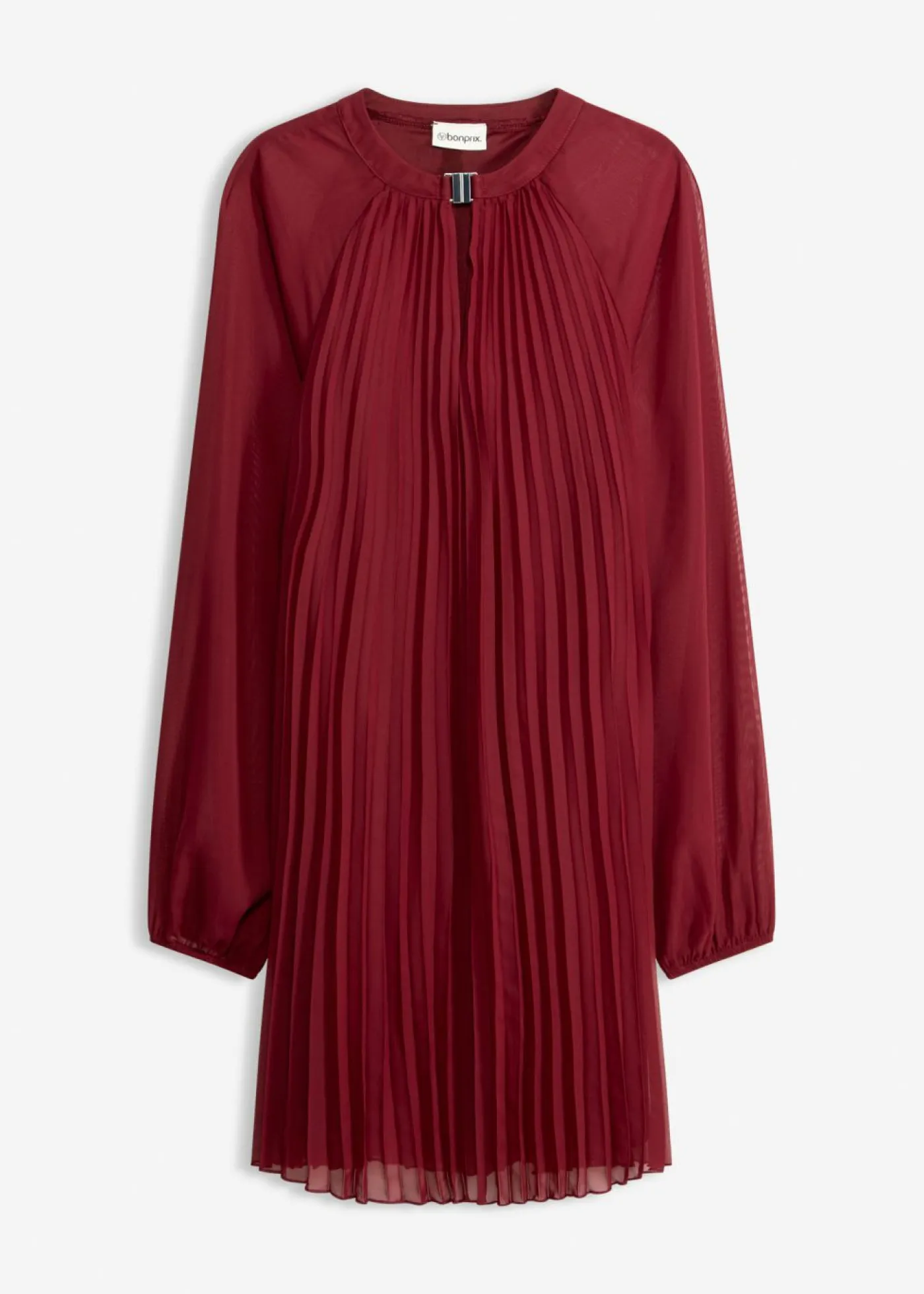 Outlet Minivestido de gasa fina con plisado Mujer Vestidos|Novedades