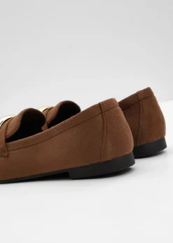 Outlet Mocasines con detalles metalizados Mujer Mocasines|Zapatos Primavera-Verano