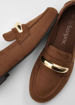 Outlet Mocasines con detalles metalizados Mujer Mocasines|Zapatos Primavera-Verano
