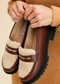 Hot Mocasín Chunky Mujer Tendencias·Zapatos Veganos|Zapatos Primavera-Verano