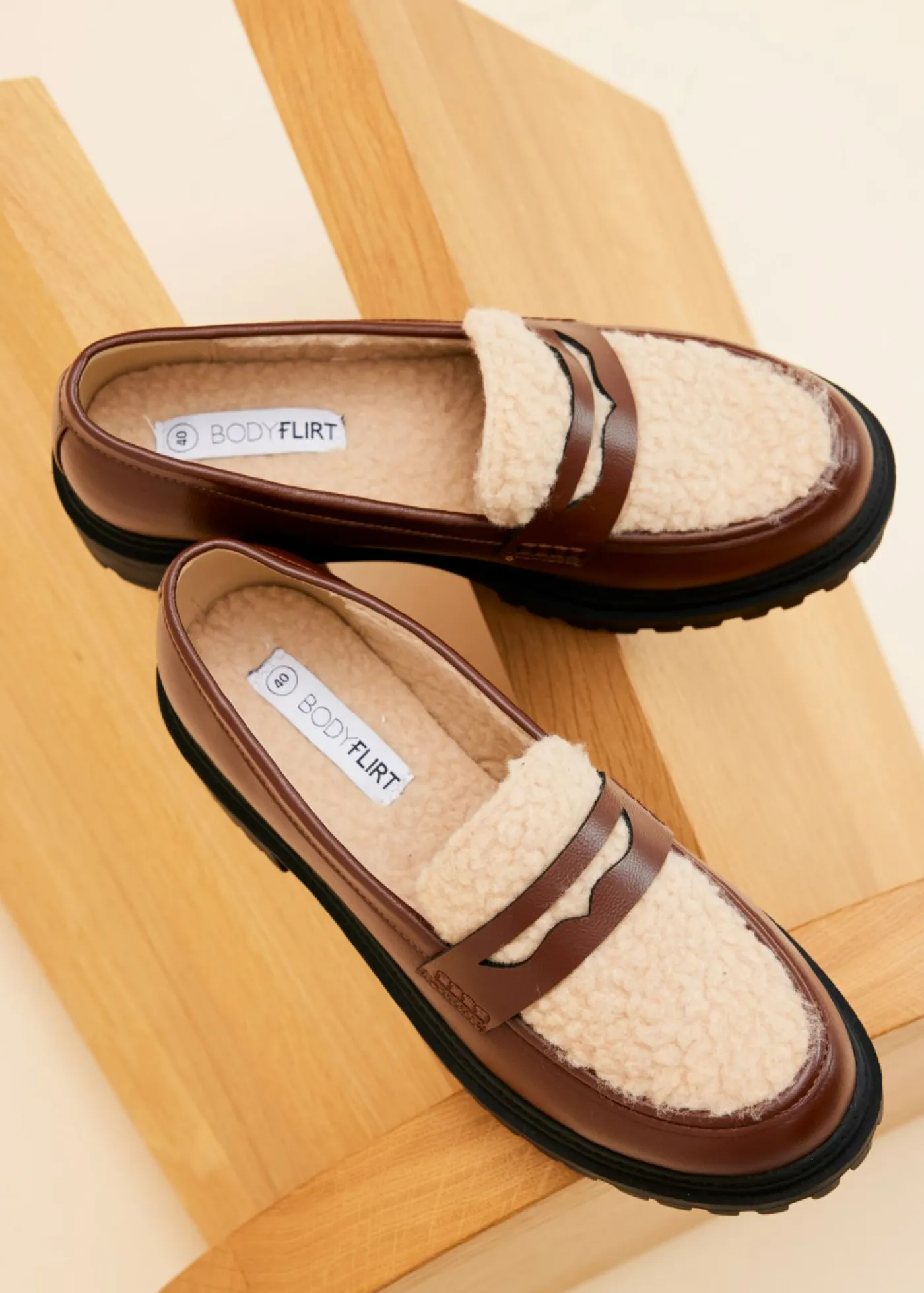 Hot Mocasín Chunky Mujer Tendencias·Zapatos Veganos|Zapatos Primavera-Verano