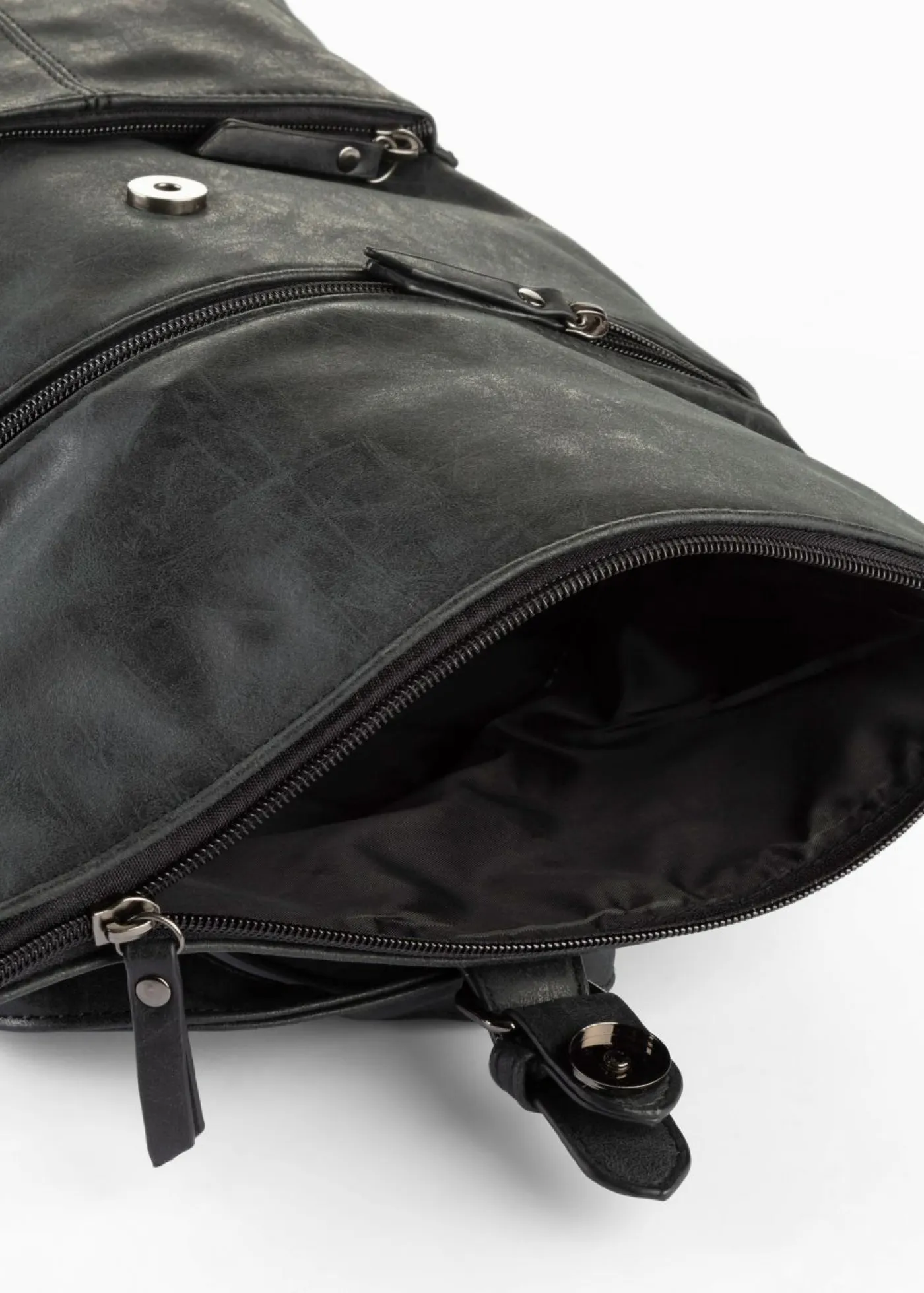 New Mochila con bolsillo exterior y detalle de hebilla Mujer Bolsos