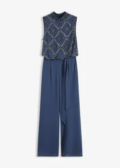 New Mono con bordado de perlas Mujer Monos|Ropa Elegante