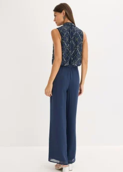 New Mono con bordado de perlas Mujer Monos|Ropa Elegante