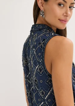 New Mono con bordado de perlas Mujer Monos|Ropa Elegante