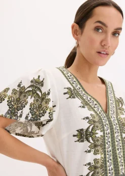 Outlet Mono con contenido de lino Mujer Monos