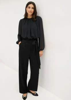 Outlet Mono con gasa y purpurina Mujer Monos