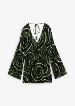 Sale Mono corto de viscosa fluida Mujer Monos