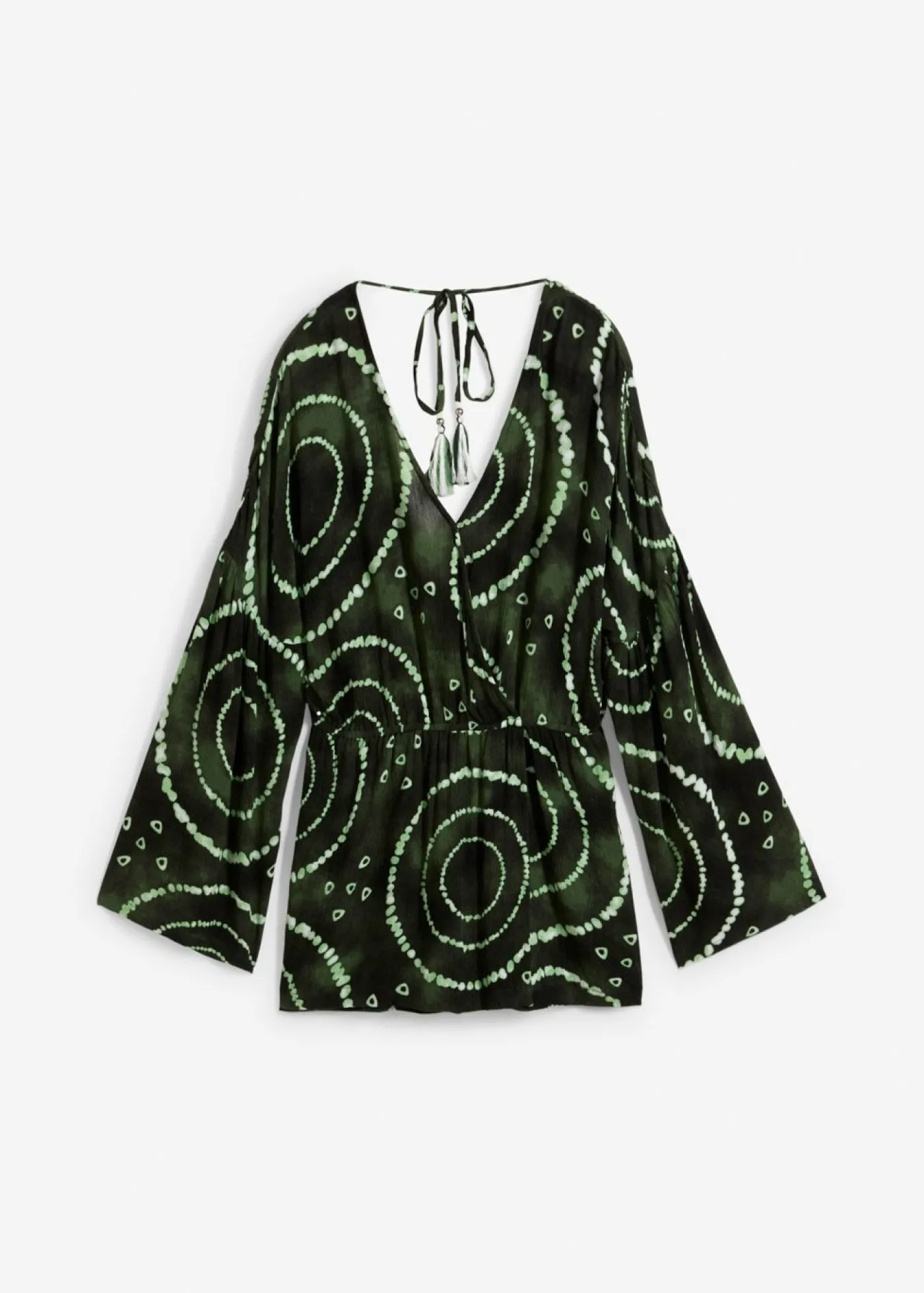 Sale Mono corto de viscosa fluida Mujer Monos