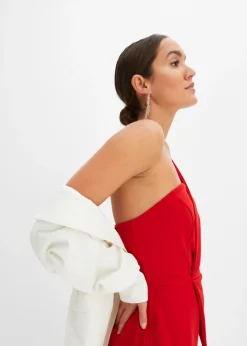 Online Mono de crepé estructurado Mujer Monos|Ropa Elegante