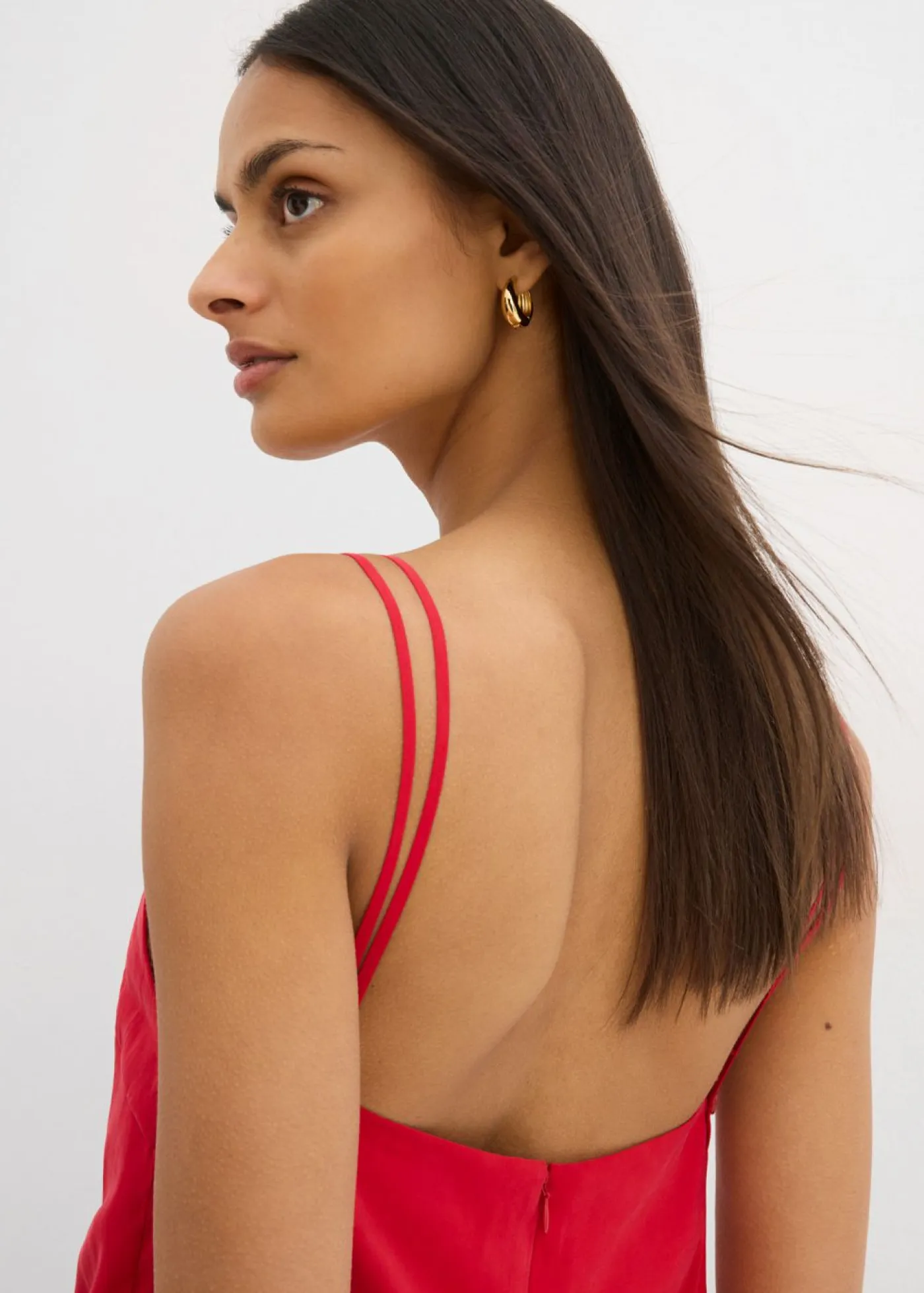 New Mono de mezcla de viscosa con tirantes ajustables Mujer Esenciales|Monos